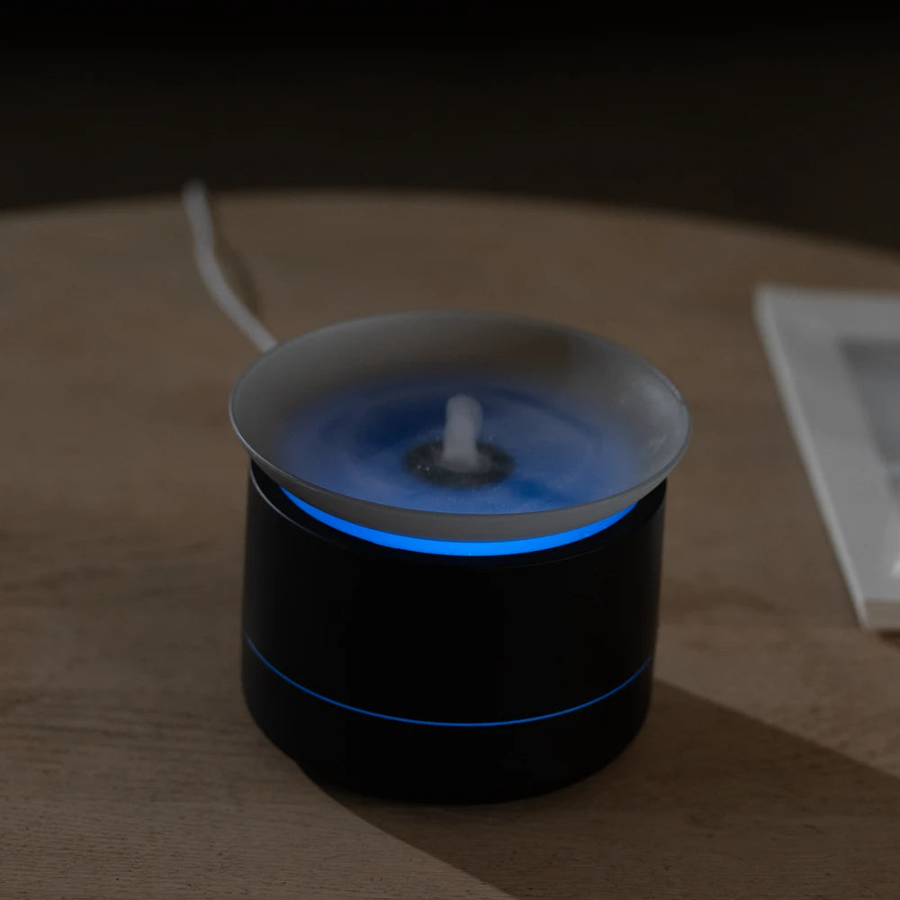 "Tired of stale air? Transform your living space with calming aromas effortlessly."
