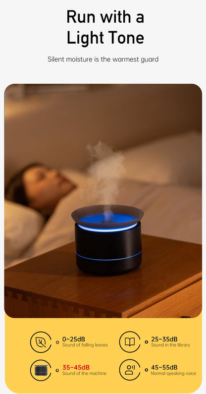 "Tired of stale air? Transform your living space with calming aromas effortlessly."