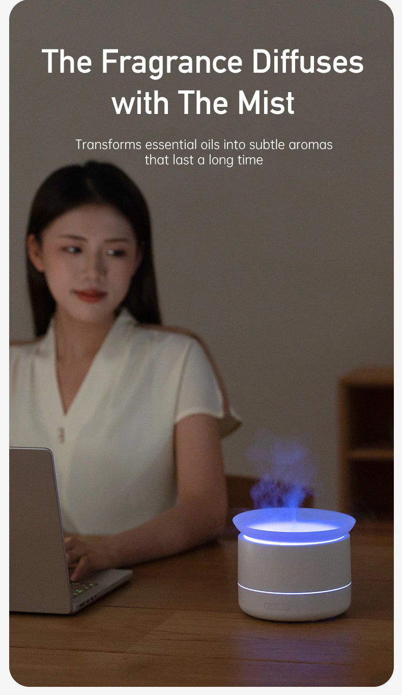 "Tired of stale air? Transform your living space with calming aromas effortlessly."