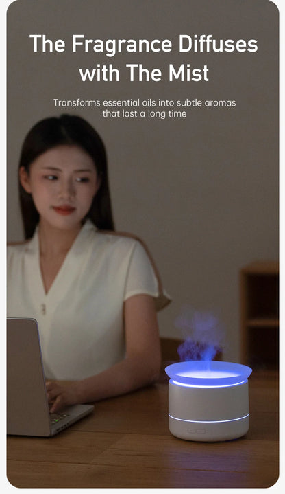 "Tired of stale air? Transform your living space with calming aromas effortlessly."