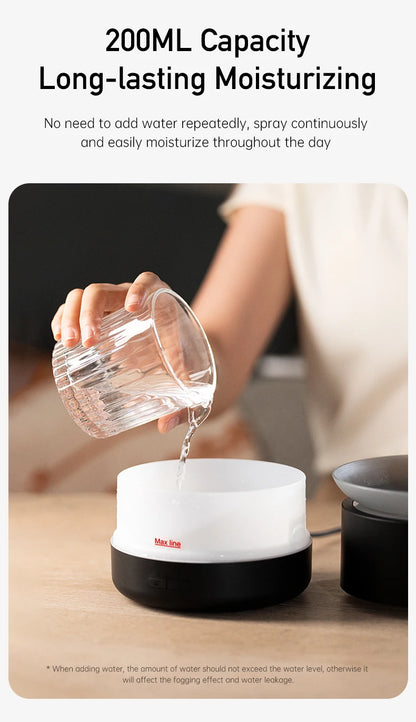 "Tired of stale air? Transform your living space with calming aromas effortlessly."