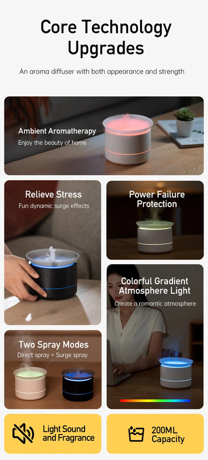 "Tired of stale air? Transform your living space with calming aromas effortlessly."